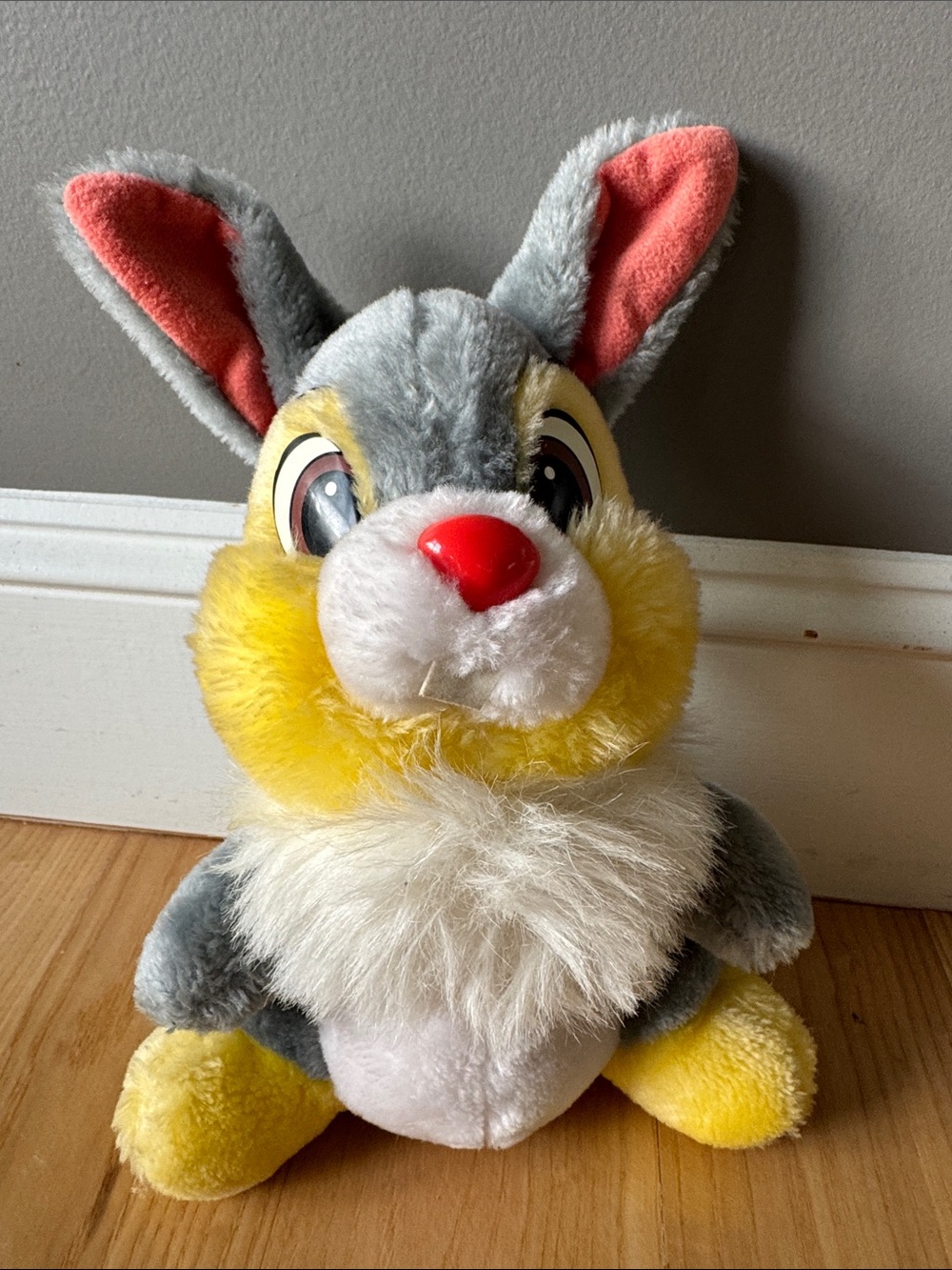 Vintage Disney Parks Thumper Plush Made in Korea Bambi Rabbit Stuffed Toy